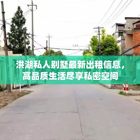 洪湖私人别墅最新出租信息，高品质生活尽享私密空间