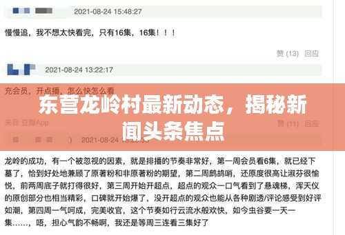 东营龙岭村最新动态，揭秘新闻头条焦点